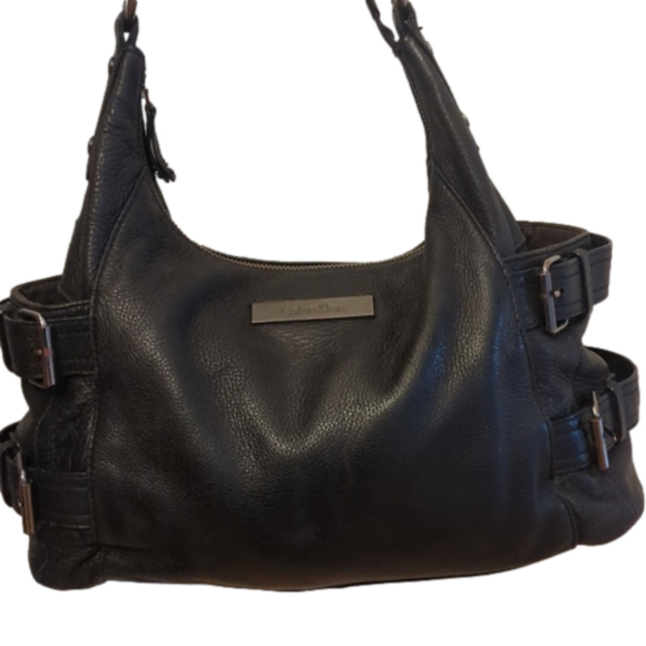 CK Leather and Metal shoulder bag - Picture 2 of 9